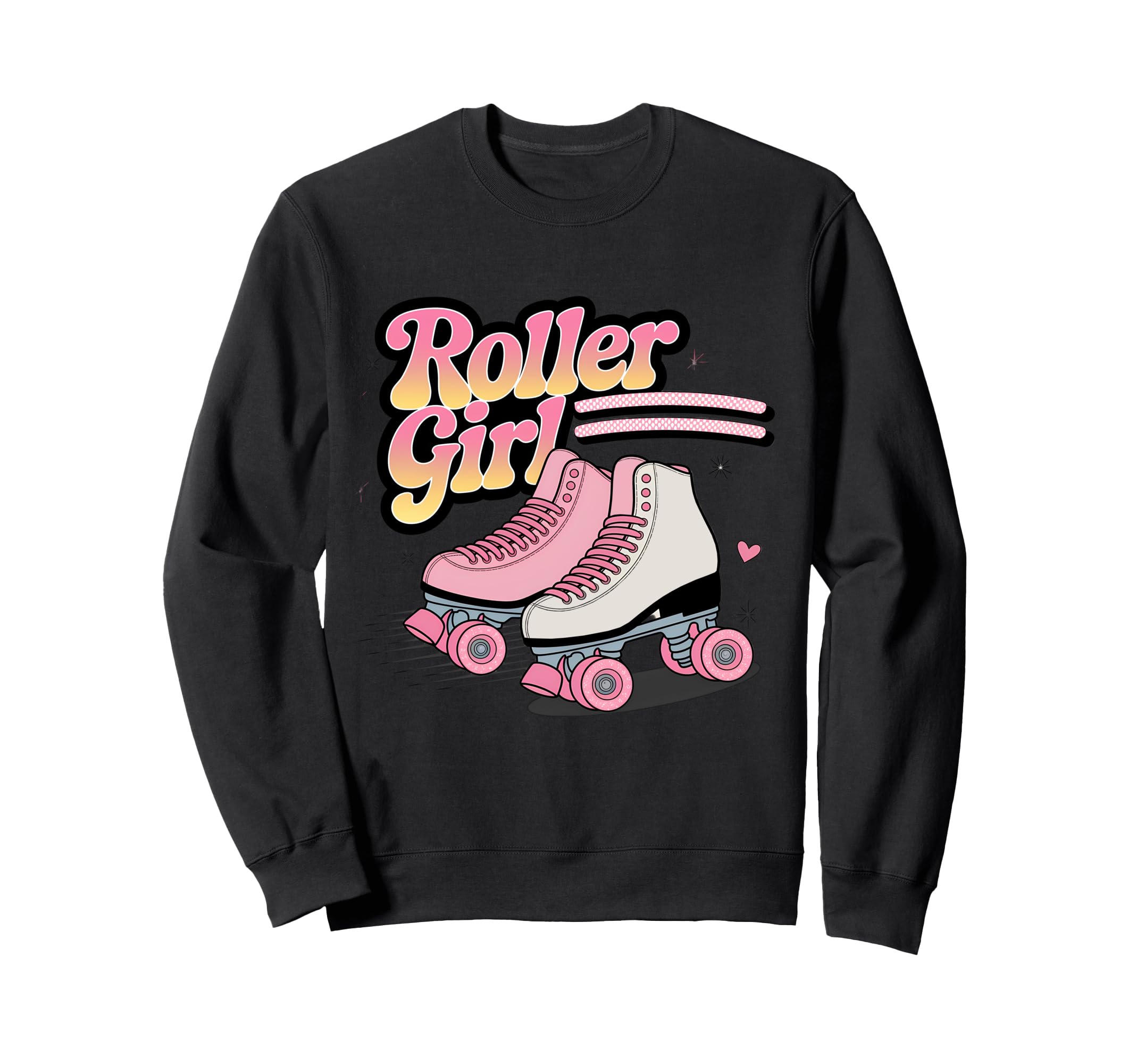 Roller Skater 70S 80S 90S Roller Sweatshirt - Aesthetic Graphic for Adults - T-Shirt, Sweatshirt, Hoodie