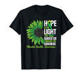 Green Ribbon Mental Health Awareness T-Shirt - Minimalist Print Unisex - T-Shirt, Sweatshirt, Hoodie