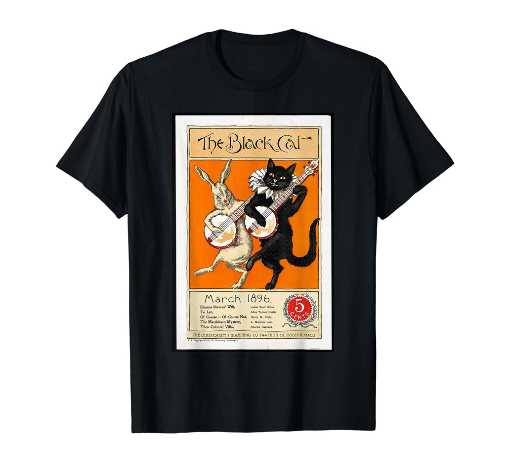 Black Cat T-Shirt - Trendy Graphic for Adults - T-Shirt, Sweatshirt, Hoodie