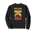 Just Who Loves Dogs And Sweatshirt - Minimalist Print for Adults - T-Shirt, Sweatshirt, Hoodie