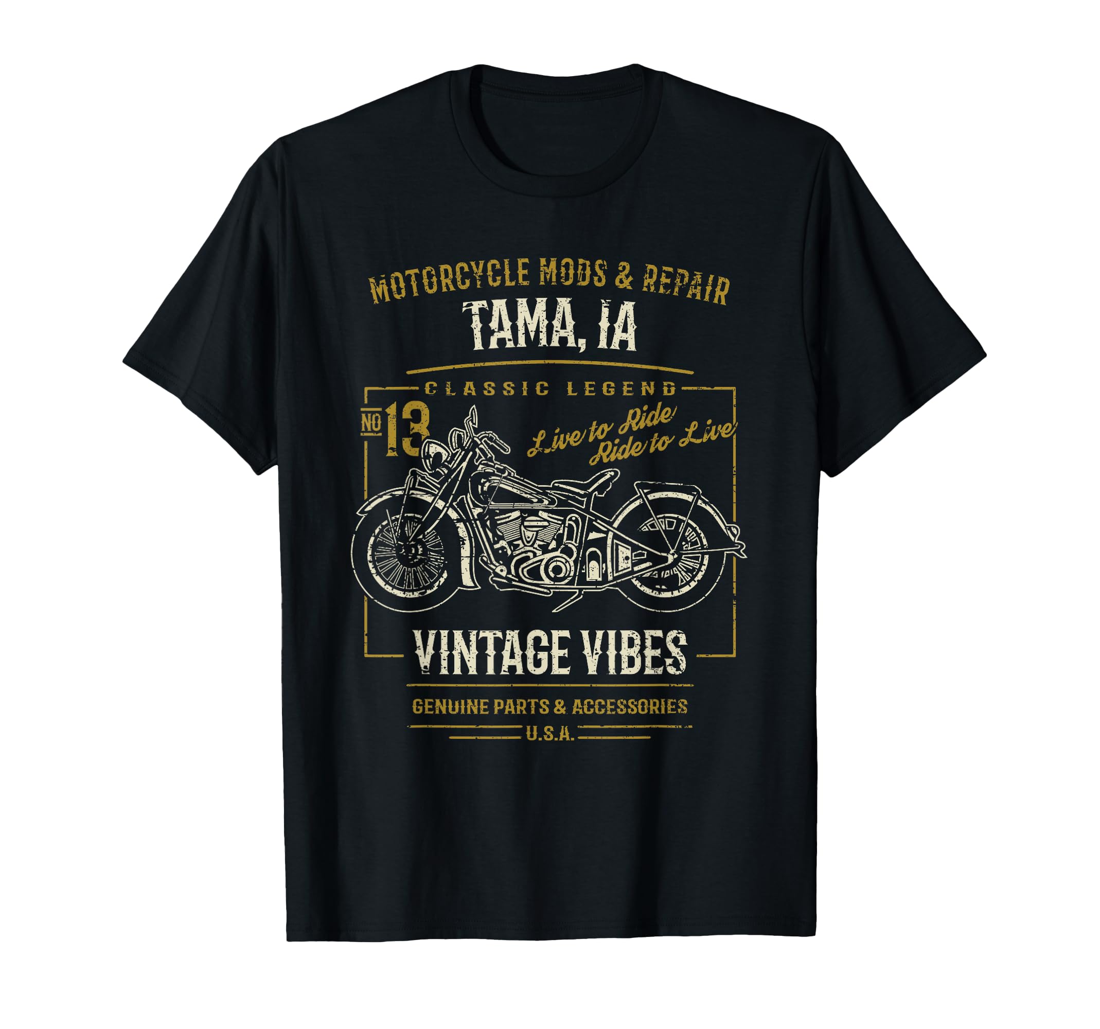Tama Ia Usa Motorcycle T-Shirt - Custom Art Print for Adults - T-Shirt, Sweatshirt, Hoodie