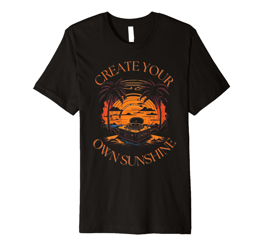 Summer Create Your Own Sunshine Self T-Shirt - Custom Art Print for Adults - T-Shirt, Sweatshirt, Hoodie