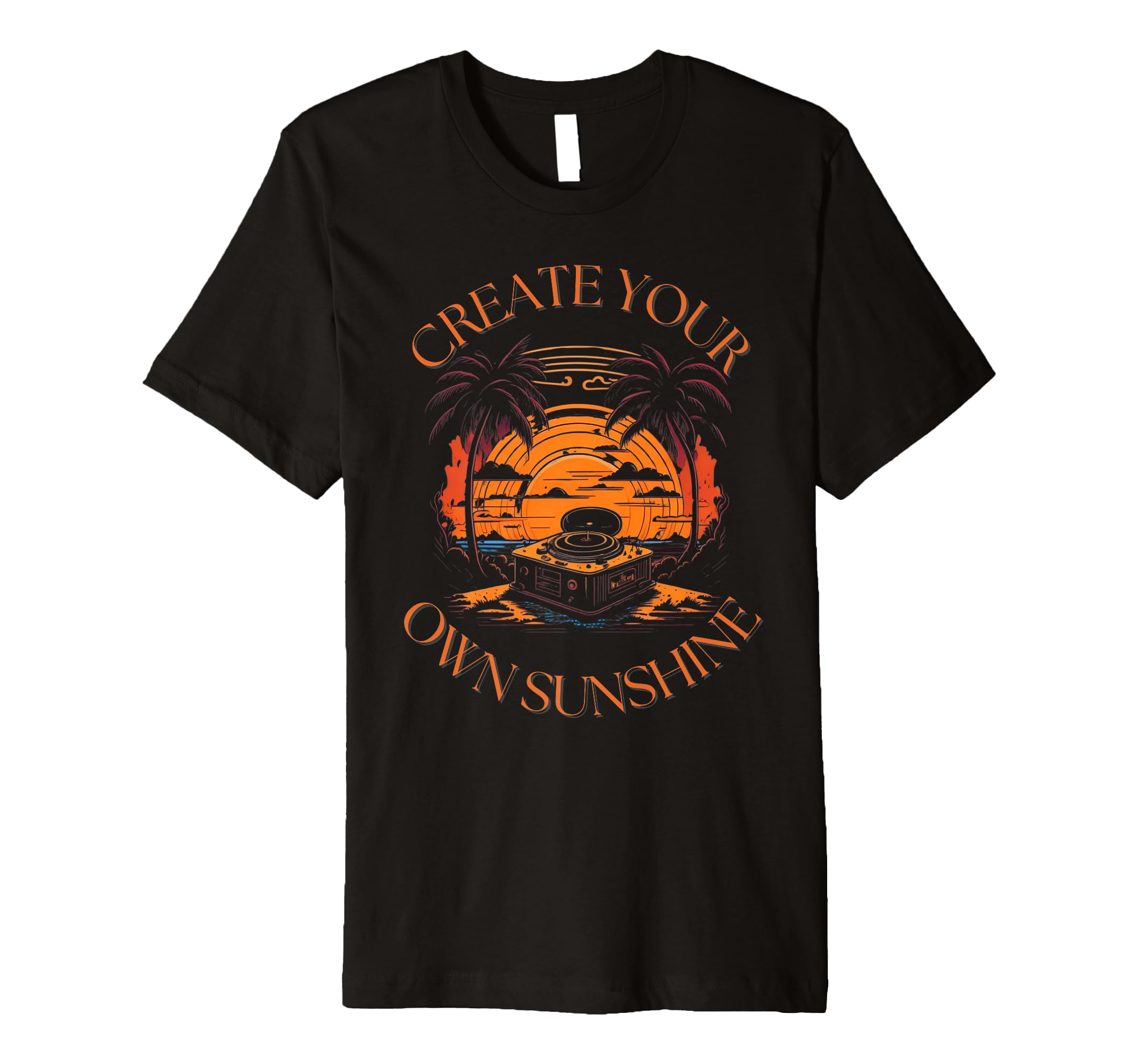 Summer Create Your Own Sunshine Self T-Shirt - Custom Art Print for Adults - T-Shirt, Sweatshirt, Hoodie