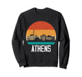 Athens Greece Sunset Skyline Athens Sweatshirt - Trendy Graphic Unisex - T-Shirt, Sweatshirt, Hoodie
