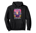 Synthwave Futuristic Sports Car Sunset Hoodie - Novelty Apparel Men Women - T-Shirt, Sweatshirt, Hoodie