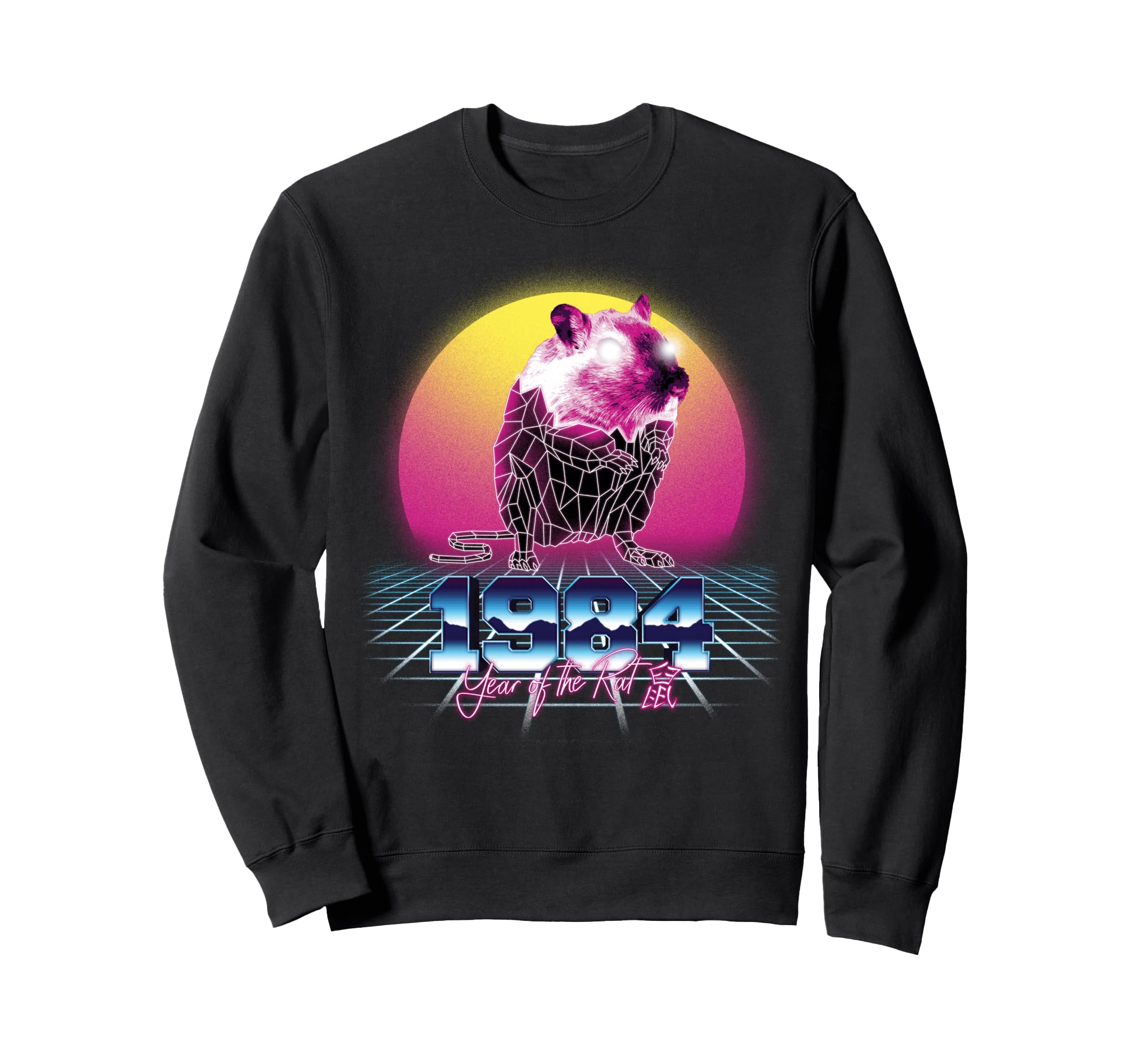 1984 Year Rat 80S Chinese Zodiac Sweatshirt - Trendy Graphic Men Women - T-Shirt, Sweatshirt, Hoodie