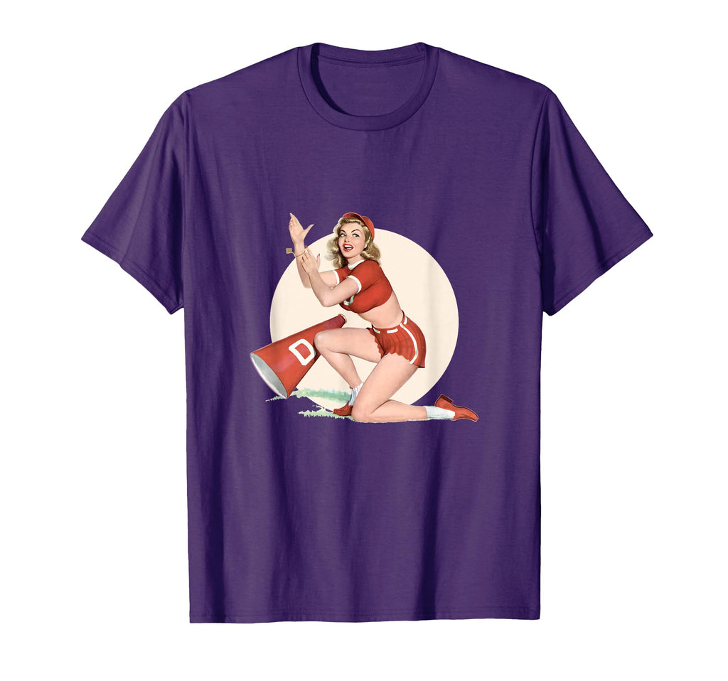 1940S Pin Up Sexy American Art T-Shirt - Aesthetic Graphic for Adults - T-Shirt, Sweatshirt, Hoodie