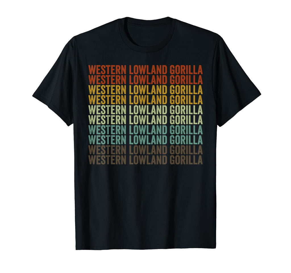 Western Lowland Gorilla T-Shirt - Graphic Print Unisex - T-Shirt, Sweatshirt, Hoodie