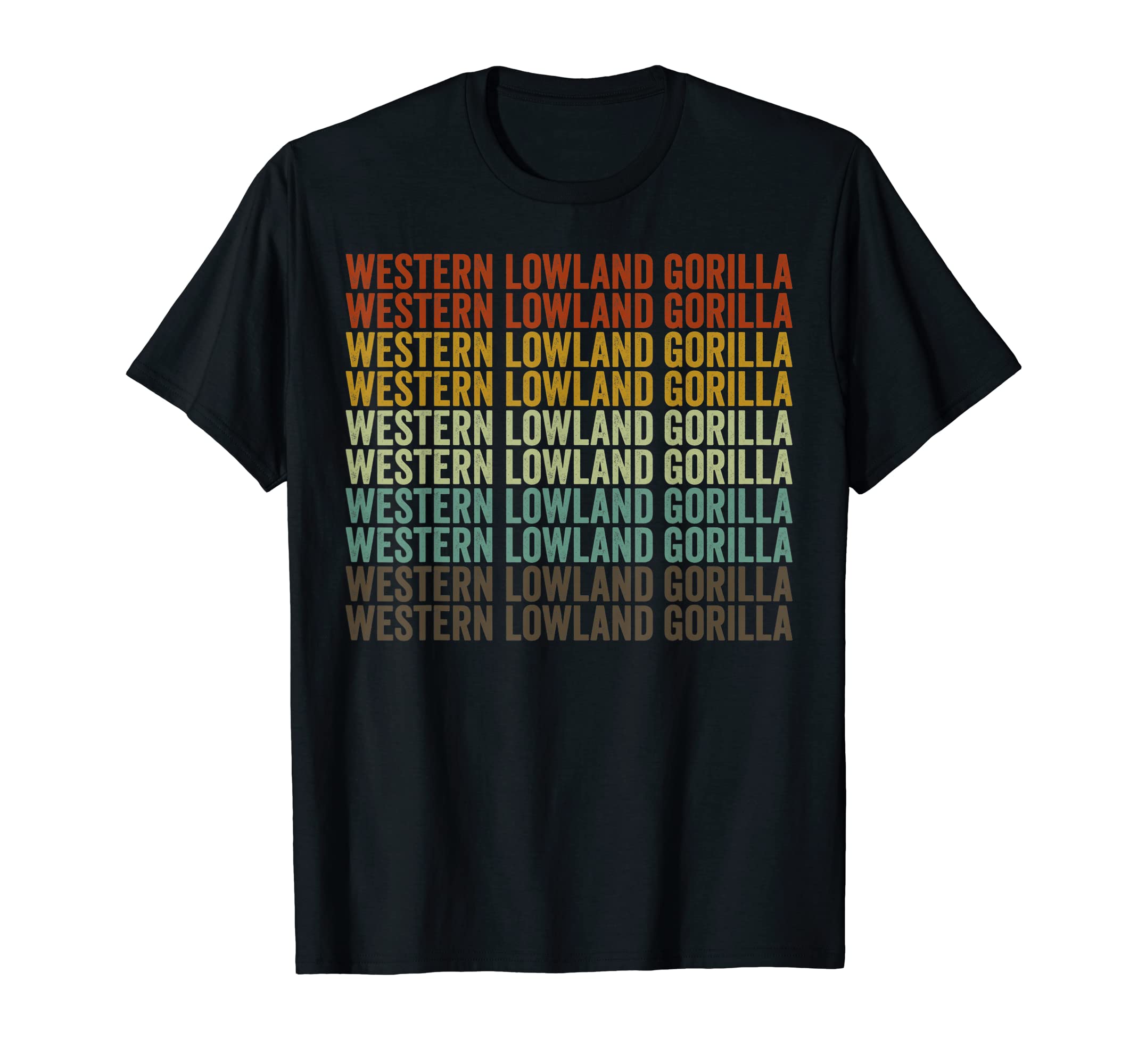 Western Lowland Gorilla T-Shirt - Graphic Print Unisex - T-Shirt, Sweatshirt, Hoodie