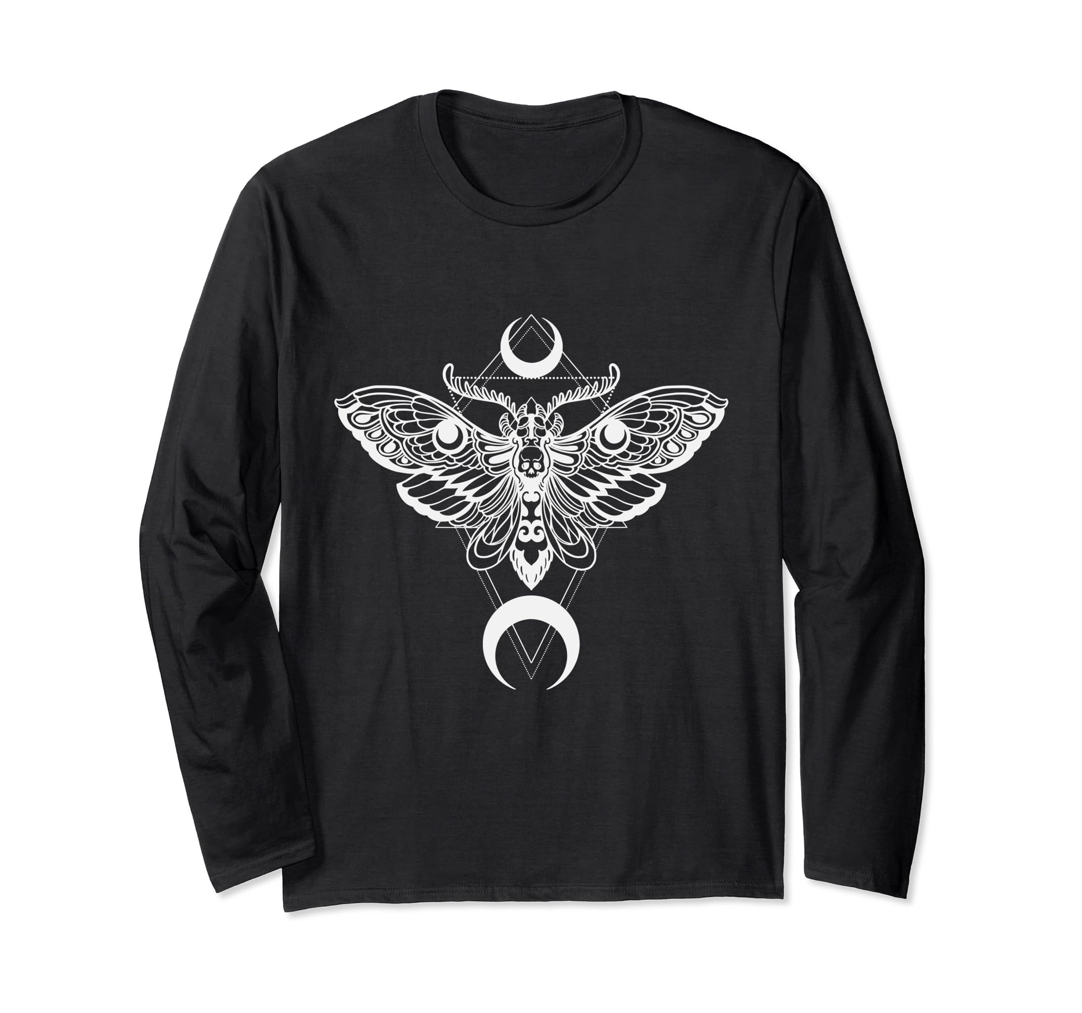 Beautiful Moth Goth Horror Antisocial T-Shirt - Novelty Apparel Men Women - T-Shirt, Sweatshirt, Hoodie