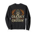 Biker Funny Old Biker Gift Motorcycle Sweatshirt - Trendy Graphic Unisex - T-Shirt, Sweatshirt, Hoodie