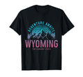 Wyoming Adventure Awaits Cowboy State T-Shirt - Unique Graphic Men Women - T-Shirt, Sweatshirt, Hoodie