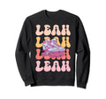 Leah Name Roller Skating Hobby Sweatshirt - Streetwear Style Men Women - T-Shirt, Sweatshirt, Hoodie