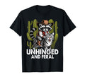 Funny Unhinged And Feral Raccoon Cowboy T-Shirt - Custom Art Print Unisex - T-Shirt, Sweatshirt, Hoodie