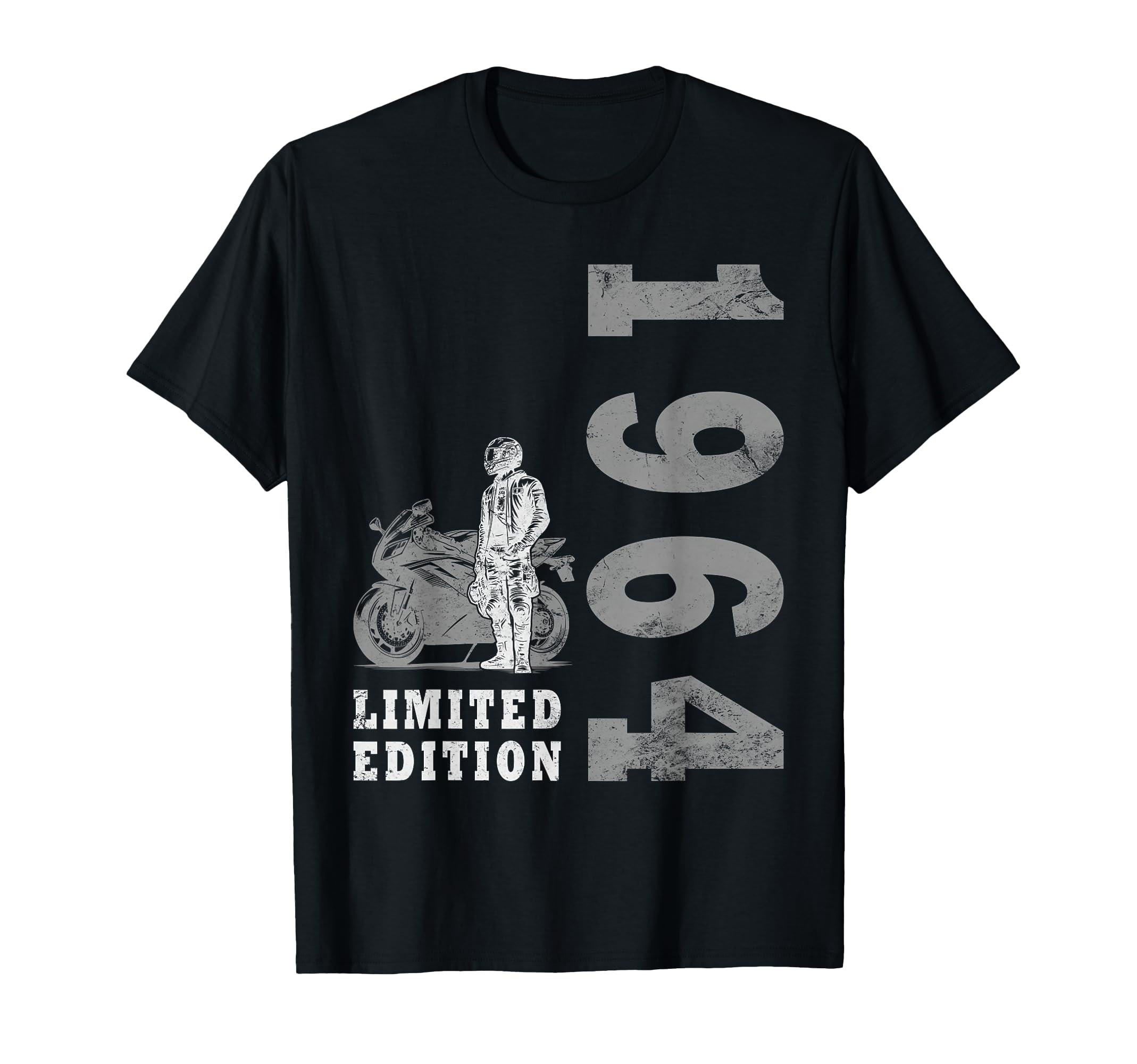 60 Years Biker 1964 Motorcyclist T-Shirt - Novelty Apparel Men Women - T-Shirt, Sweatshirt, Hoodie