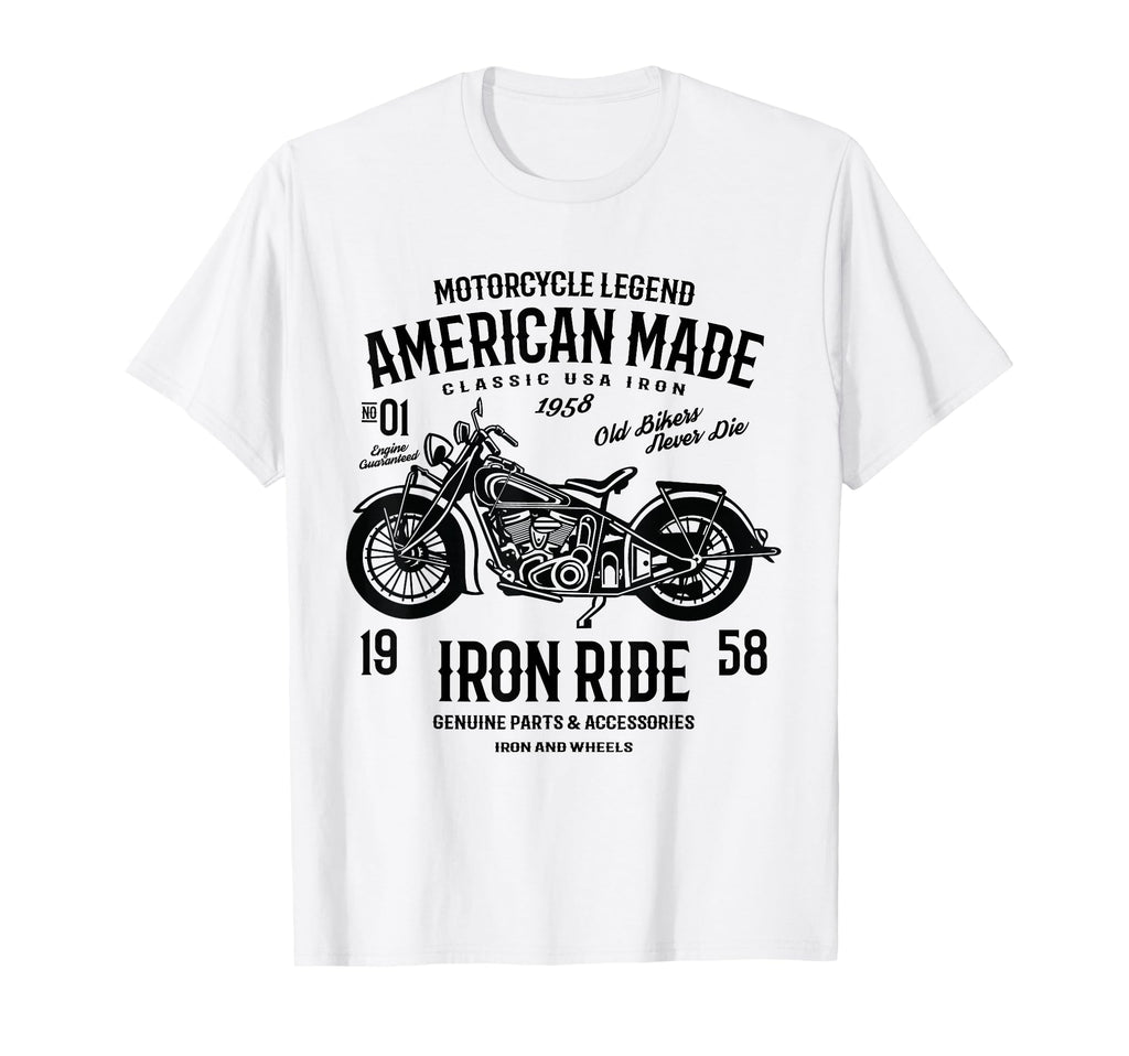 American Motorcycle T-Shirt - Streetwear Style Men Women - T-Shirt, Sweatshirt, Hoodie