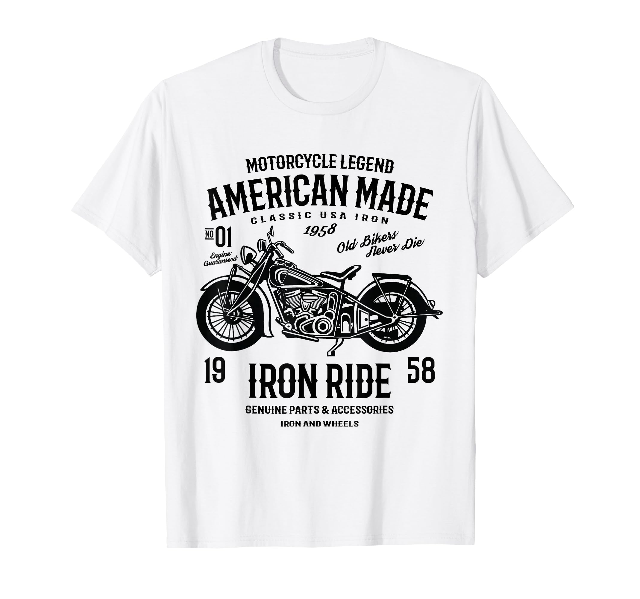 American Motorcycle T-Shirt - Streetwear Style Men Women - T-Shirt, Sweatshirt, Hoodie