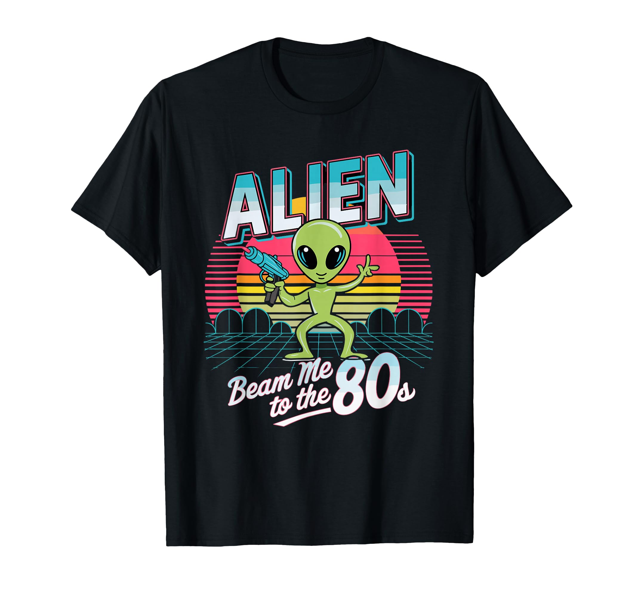 Alien To 80S Eighties T-Shirt - Fun Novelty Design for Adults - T-Shirt, Sweatshirt, Hoodie