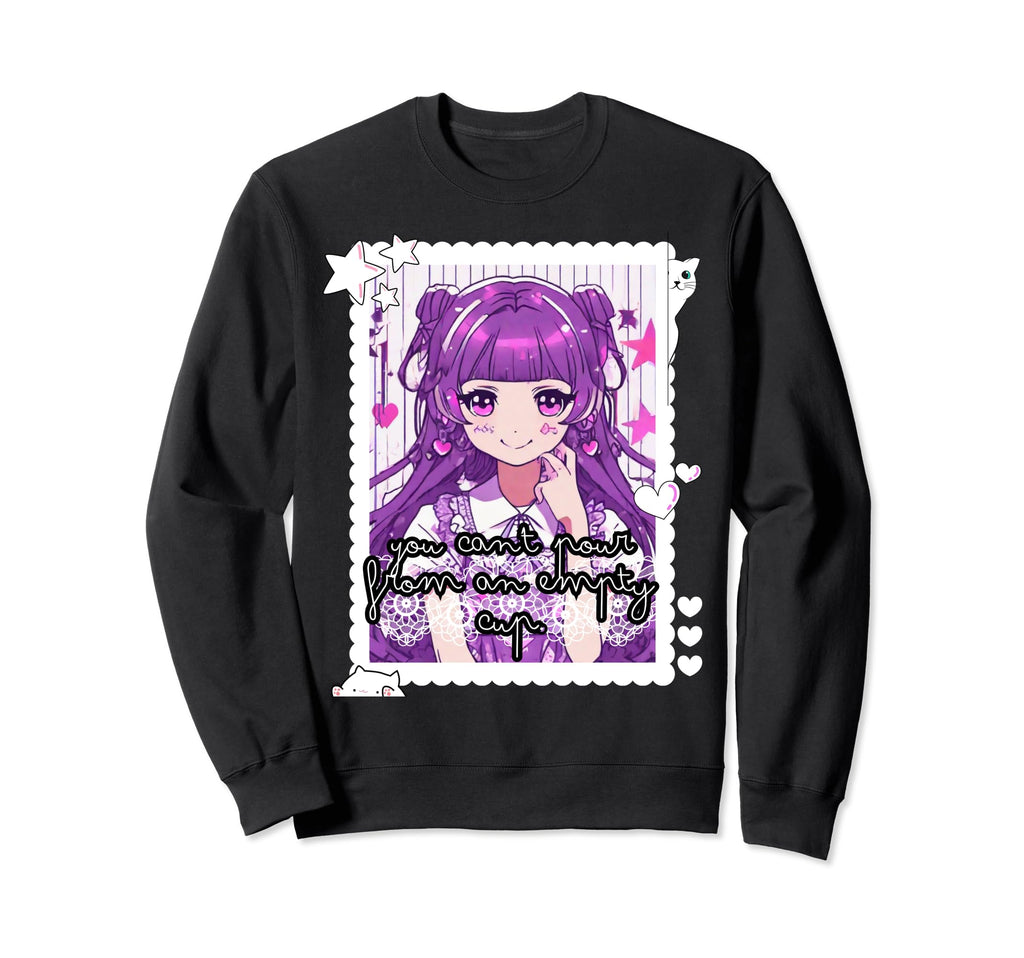 Kawaii Rebellion Strong Mind Mental Sweatshirt - Graphic Print Men Women - T-Shirt, Sweatshirt, Hoodie