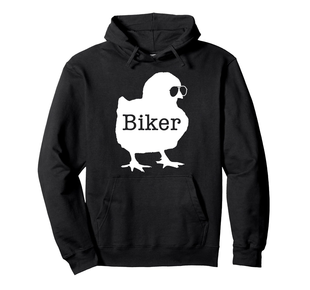 Biker Chick Motorcycle Biker Funny Hoodie - Casual Everyday Wear Unisex - T-Shirt, Sweatshirt, Hoodie