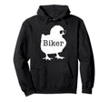 Biker Chick Motorcycle Biker Funny Hoodie - Casual Everyday Wear Unisex - T-Shirt, Sweatshirt, Hoodie