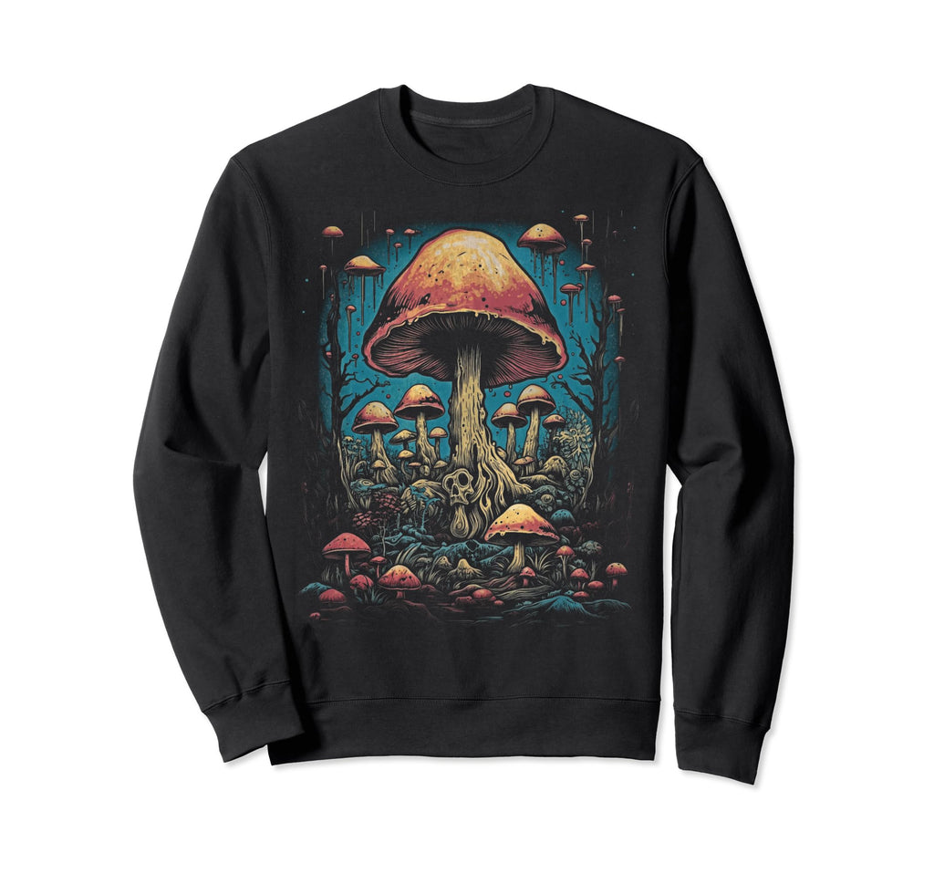 Mushroom 70S 80S Art 80 Sweatshirt - Aesthetic Graphic for Adults - T-Shirt, Sweatshirt, Hoodie