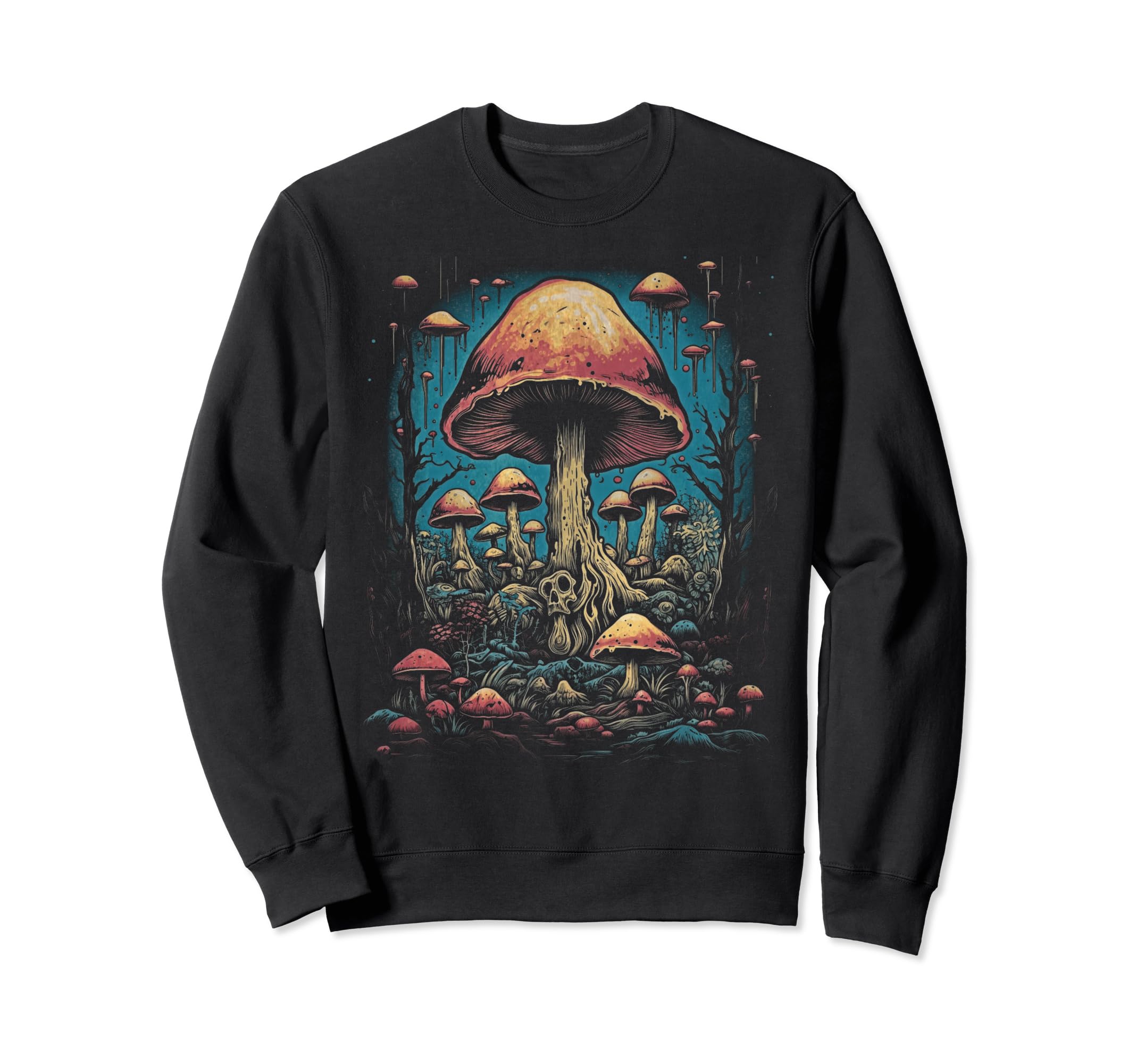Mushroom 70S 80S Art 80 Sweatshirt - Aesthetic Graphic for Adults - T-Shirt, Sweatshirt, Hoodie
