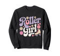Roller Skating 70S 80S Roller Skates Sweatshirt - Minimalist Print Unisex - T-Shirt, Sweatshirt, Hoodie