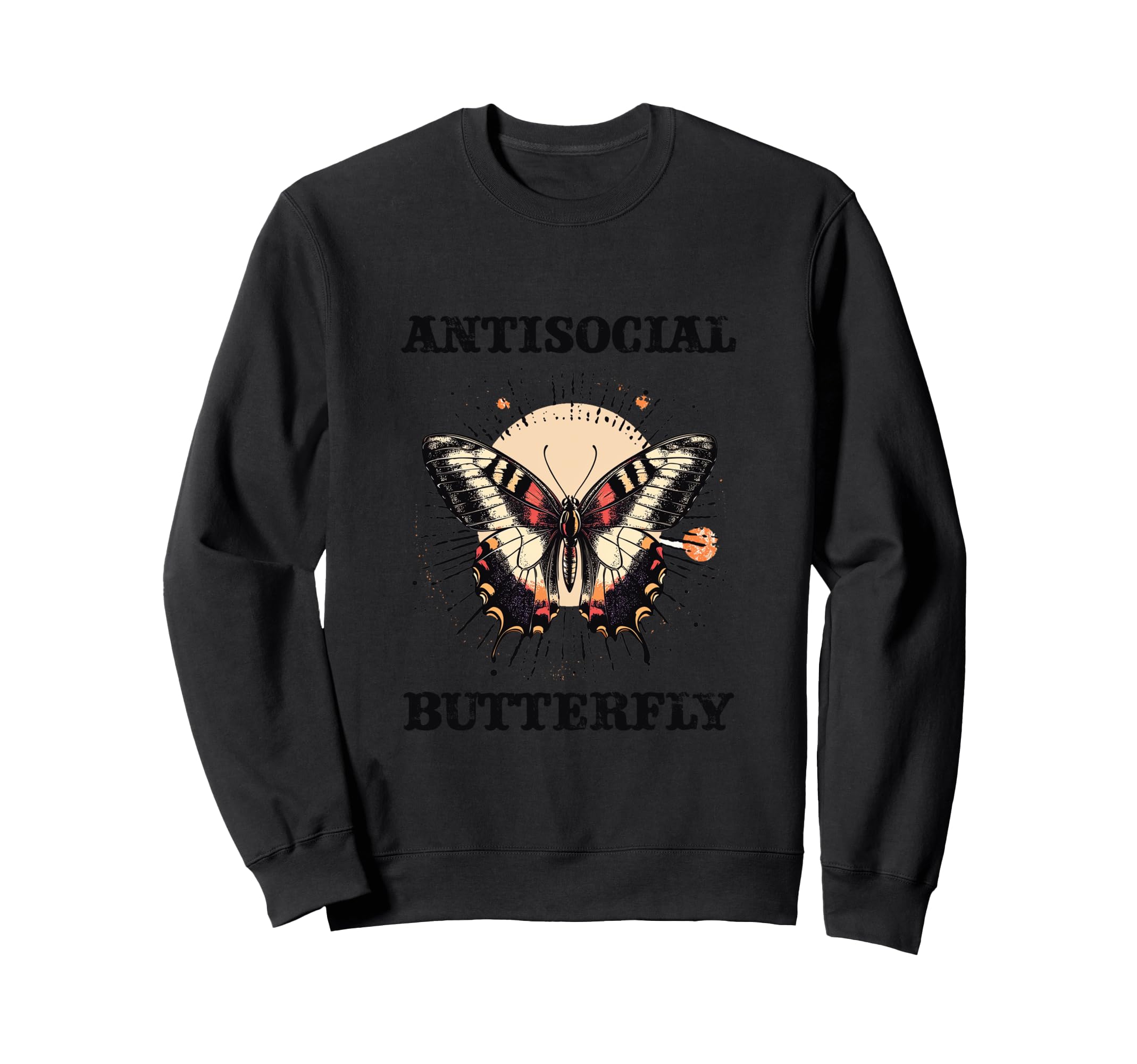 Antisocial Butterfly Gift T-Shirt - Fun Novelty Design for Adults - T-Shirt, Sweatshirt, Hoodie