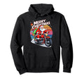 Merry Santa Riding Motorcycle Hoodie - Trendy Graphic Unisex - T-Shirt, Sweatshirt, Hoodie