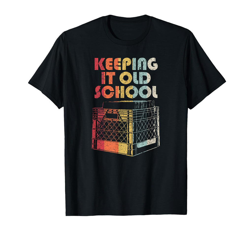 Vinyl Record Keeping It Old School T-Shirt - Trendy Graphic Unisex - T-Shirt, Sweatshirt, Hoodie