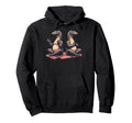 Meditation Komodo Dragon Yoga Pose Hoodie - Graphic Print Men Women - T-Shirt, Sweatshirt, Hoodie