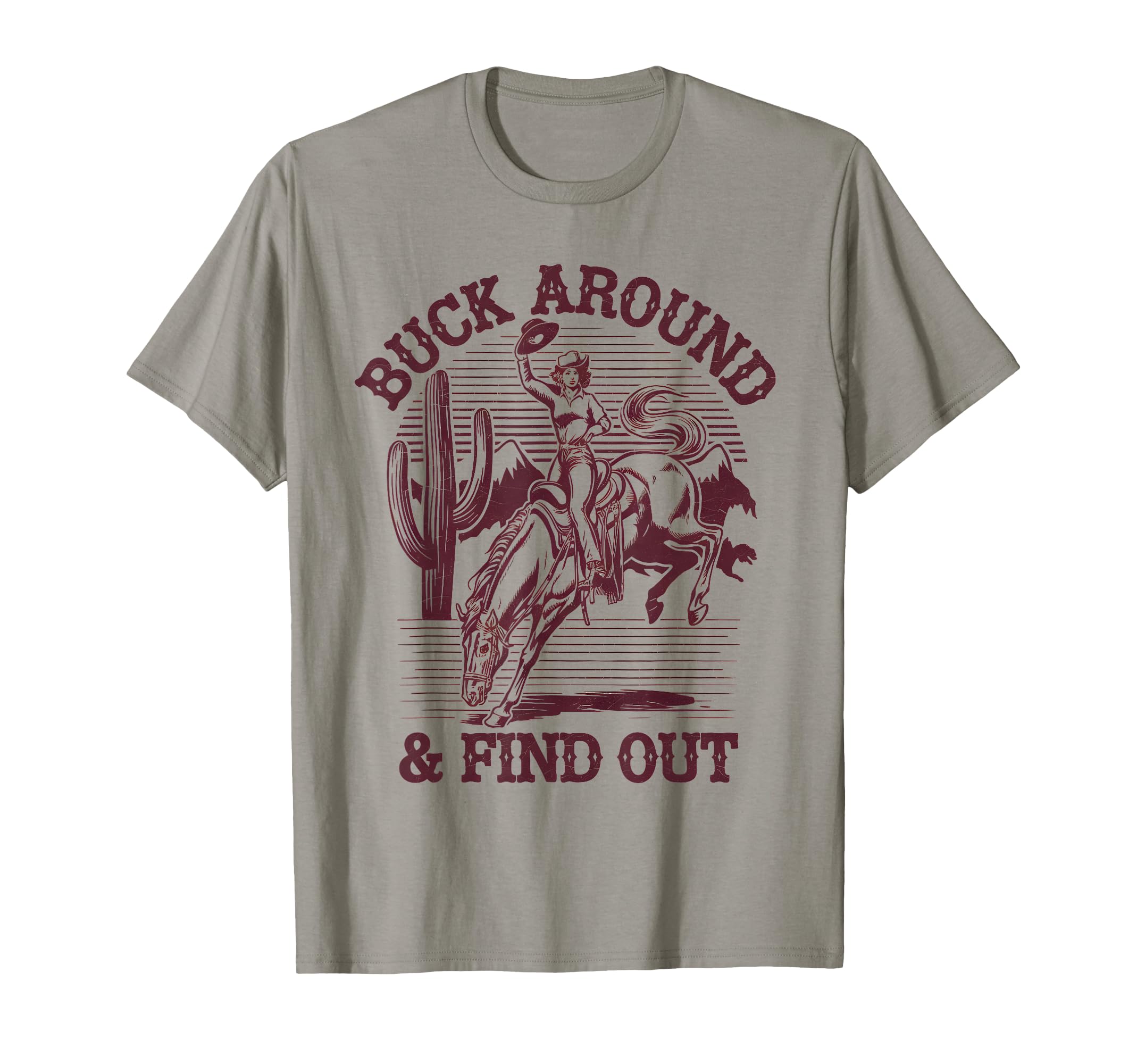 Funny Western Cowboy Desert Western Cowboy T-Shirt - Unique Graphic Unisex - T-Shirt, Sweatshirt, Hoodie