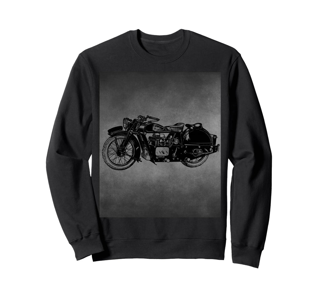 Motorcycle Drawing Sweatshirt - Streetwear Style Unisex - T-Shirt, Sweatshirt, Hoodie
