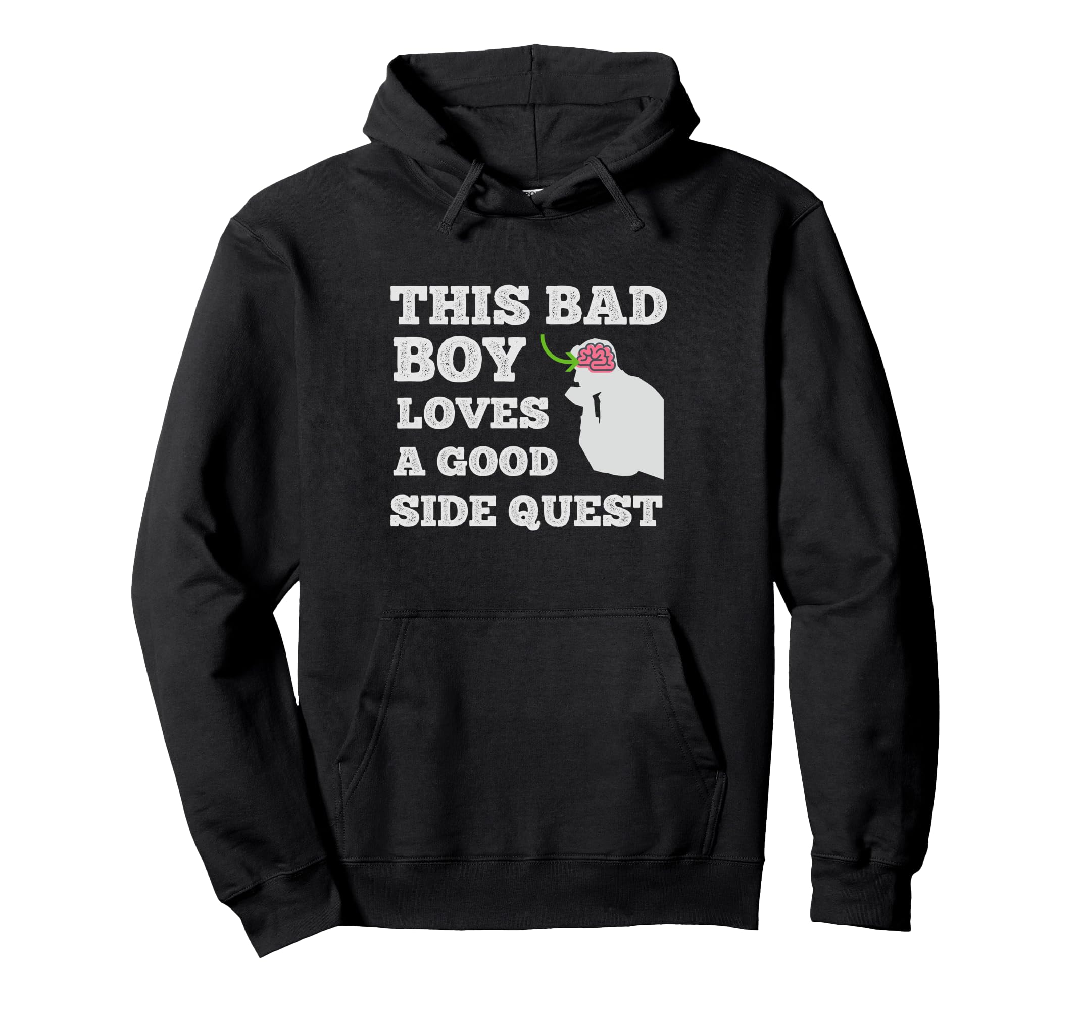 This Bad Loves Good Side Quest Adhd Hoodie - Streetwear Style Unisex - T-Shirt, Sweatshirt, Hoodie