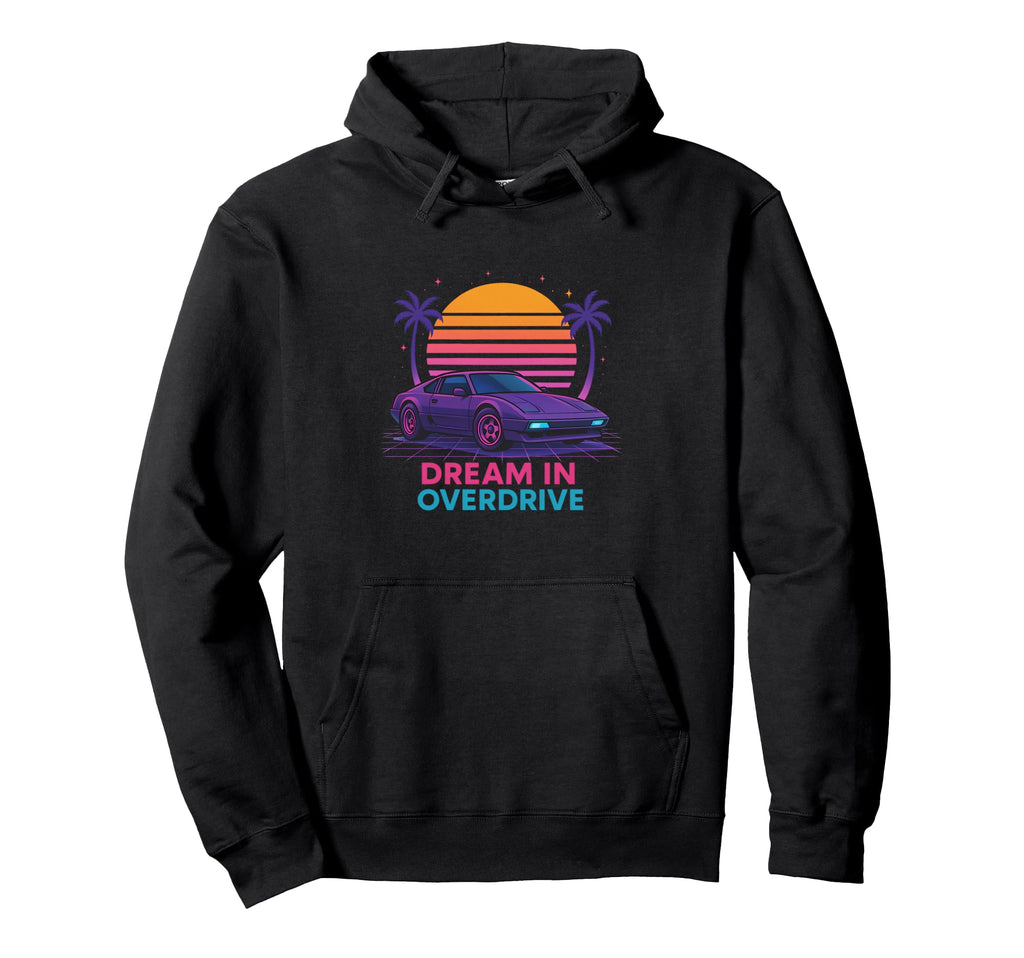 Car Enthusiast 80S Future Synthwave Sports Hoodie - Graphic Print Unisex - T-Shirt, Sweatshirt, Hoodie