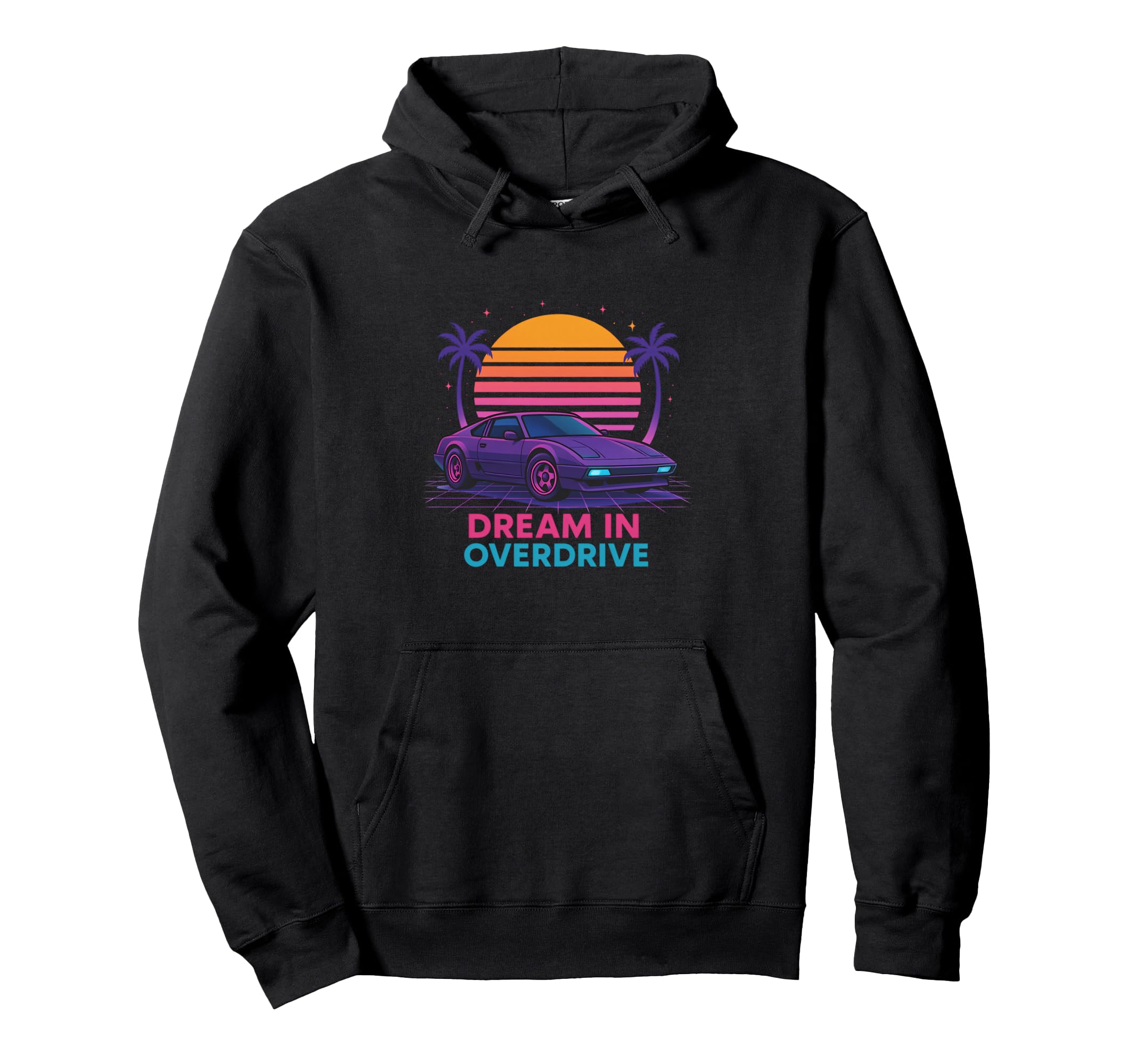 Car Enthusiast 80S Future Synthwave Sports Hoodie - Graphic Print Unisex - T-Shirt, Sweatshirt, Hoodie