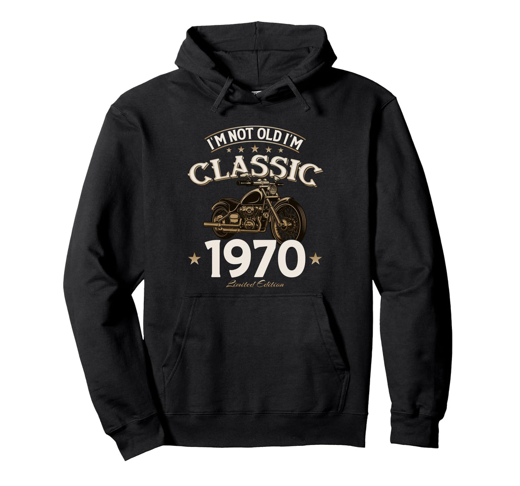 55Th Birthday Gift Motorcycle Hoodie - Graphic Print for Adults - T-Shirt, Sweatshirt, Hoodie