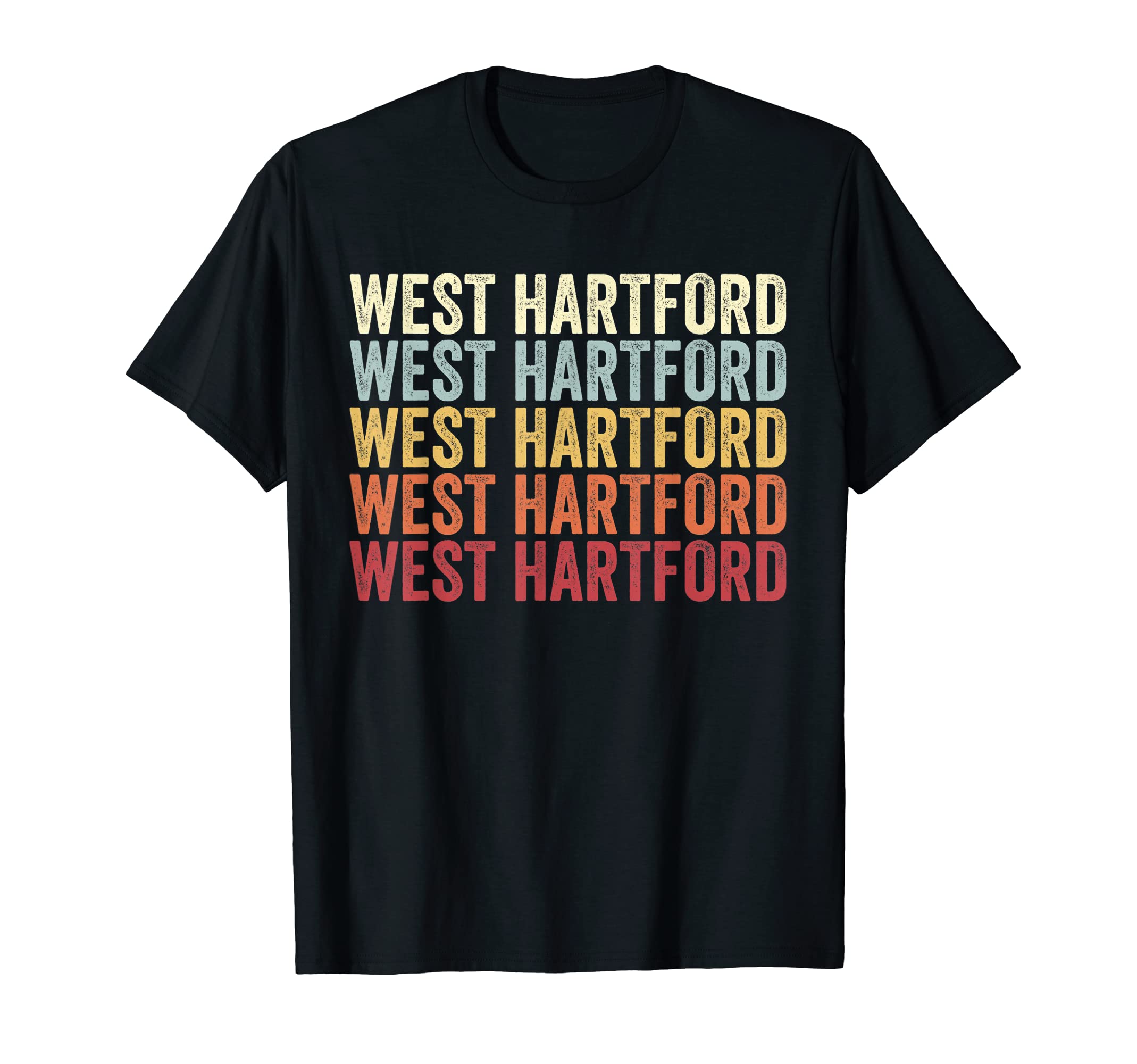 West Hartford Connecticut West T-Shirt - Unique Graphic for Adults - T-Shirt, Sweatshirt, Hoodie
