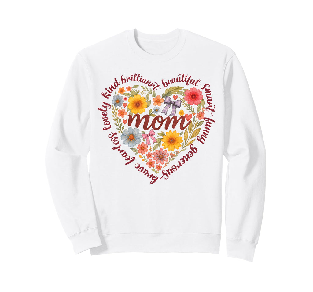 Floral Mom Definition Mama Mothers Sweatshirt - Fun Novelty Design Unisex - T-Shirt, Sweatshirt, Hoodie