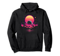 Vaporwave Solar System 80S Synthwave Hoodie - Minimalist Print for Adults - T-Shirt, Sweatshirt, Hoodie