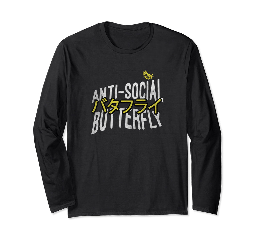 Anti Social Butterfly T-Shirt - Aesthetic Graphic Men Women - T-Shirt, Sweatshirt, Hoodie