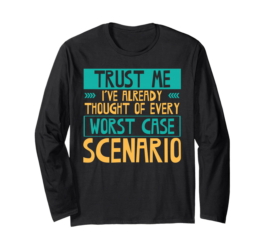 Overthinking Worst Case Scenario Ideal T-Shirt - Trendy Graphic for Adults - T-Shirt, Sweatshirt, Hoodie