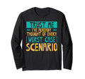 Overthinking Worst Case Scenario Ideal T-Shirt - Trendy Graphic for Adults - T-Shirt, Sweatshirt, Hoodie