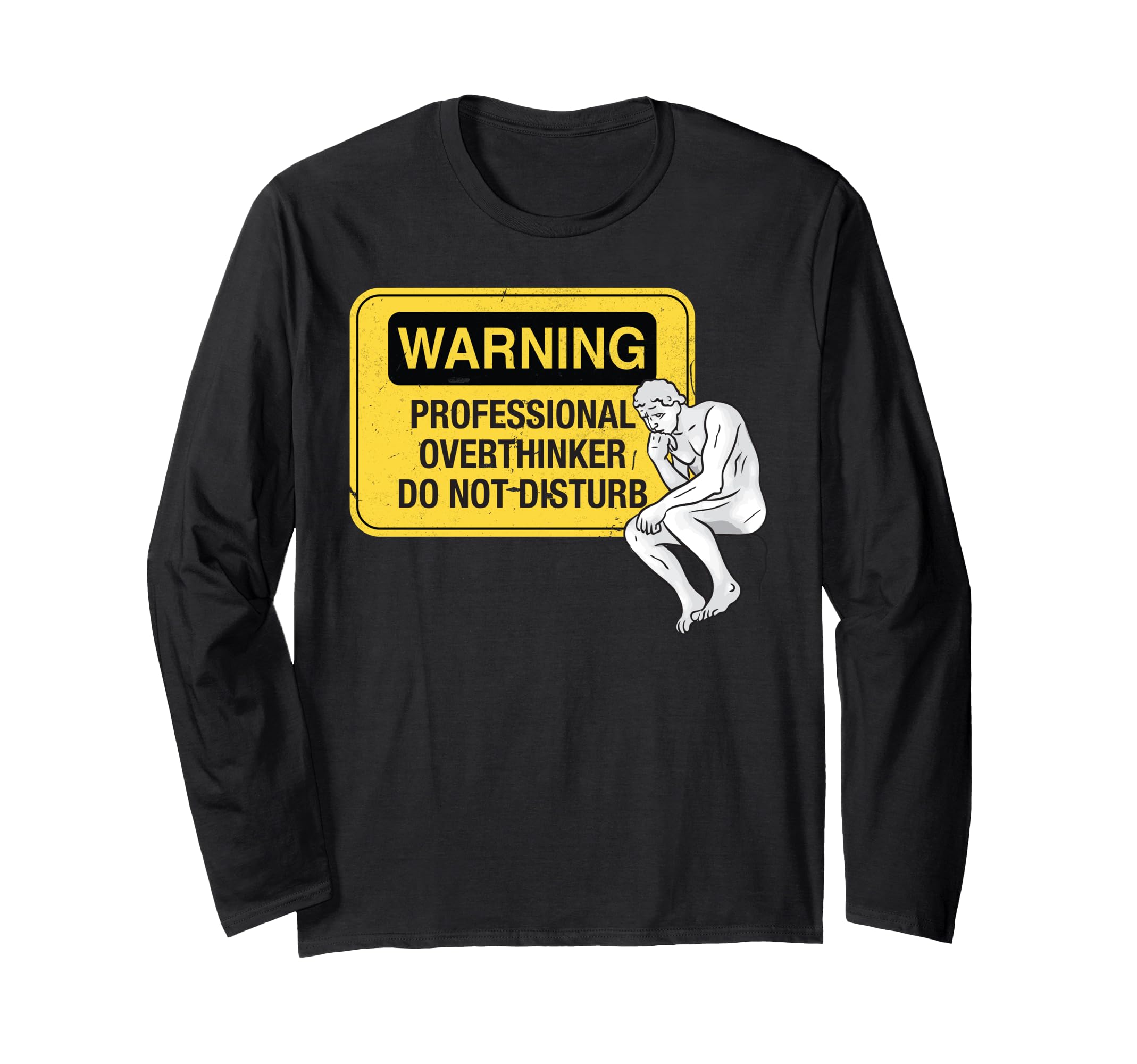 Warning Professional Overthinker Do Not T-Shirt - Streetwear Style Unisex - T-Shirt, Sweatshirt, Hoodie