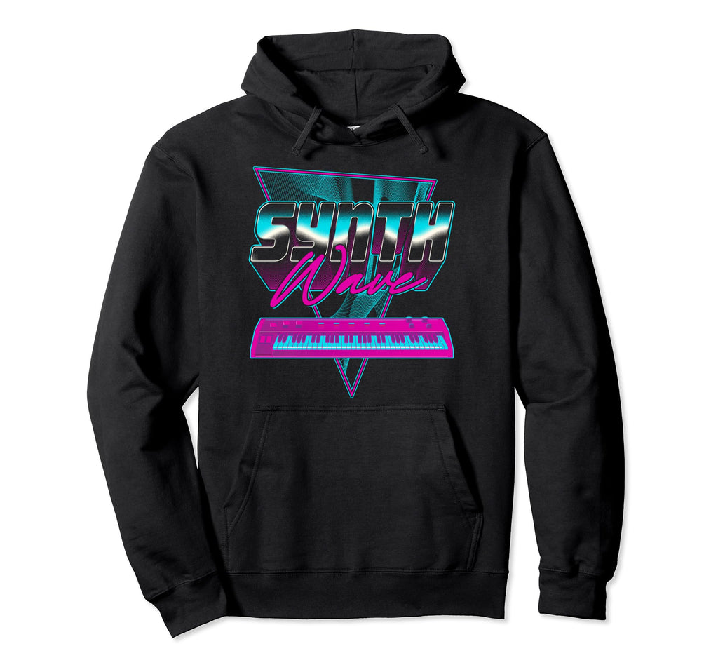 Synthwave Piano Vaporwave 1980S 1990S Hoodie - Unique Graphic Men Women - T-Shirt, Sweatshirt, Hoodie