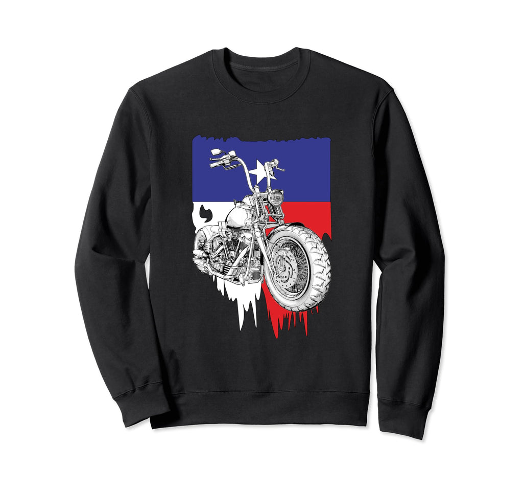 Lowrider Motorcycle Mens Texas Sweatshirt - Unique Graphic Men Women - T-Shirt, Sweatshirt, Hoodie