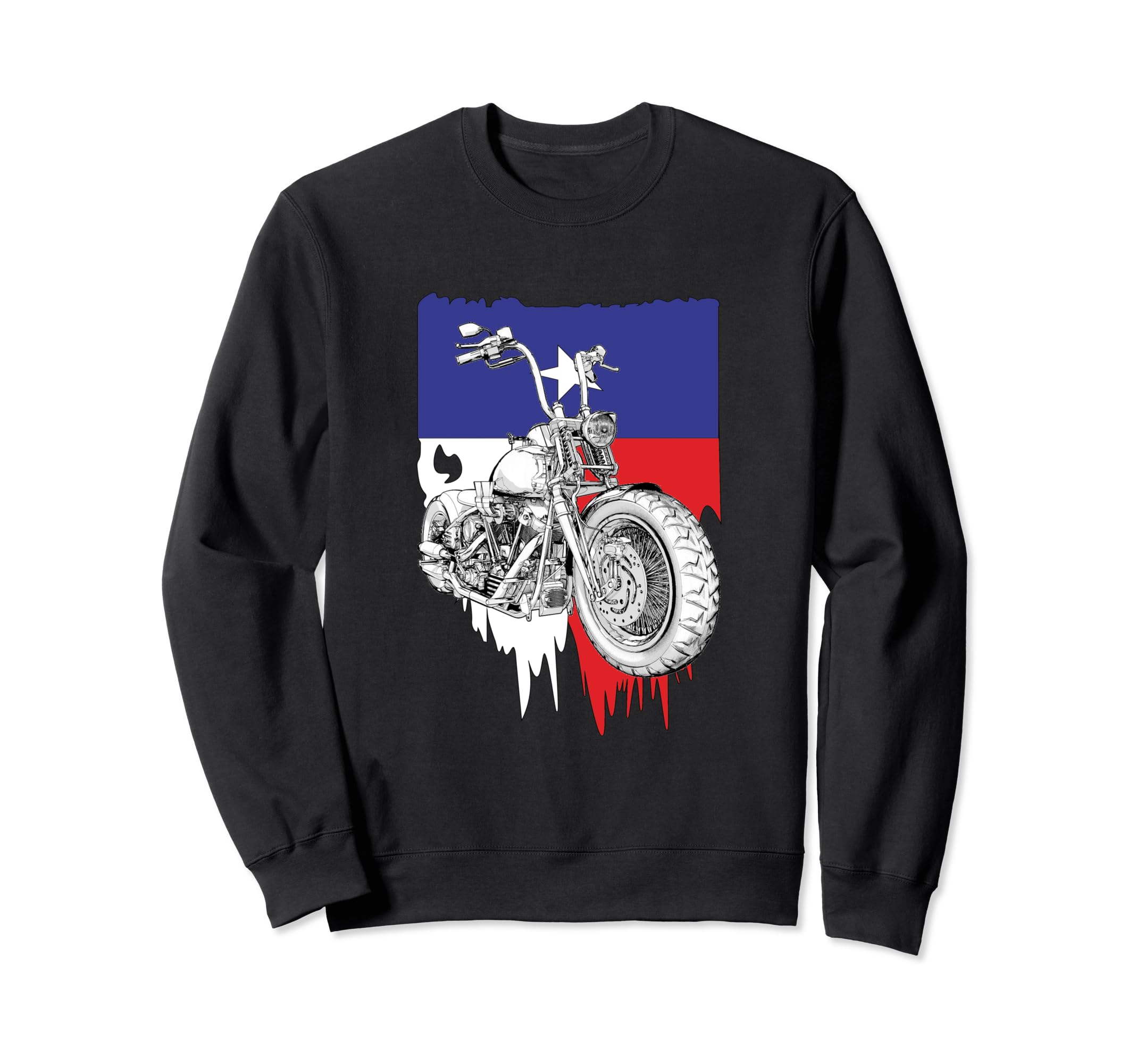 Lowrider Motorcycle Mens Texas Sweatshirt - Unique Graphic Men Women - T-Shirt, Sweatshirt, Hoodie