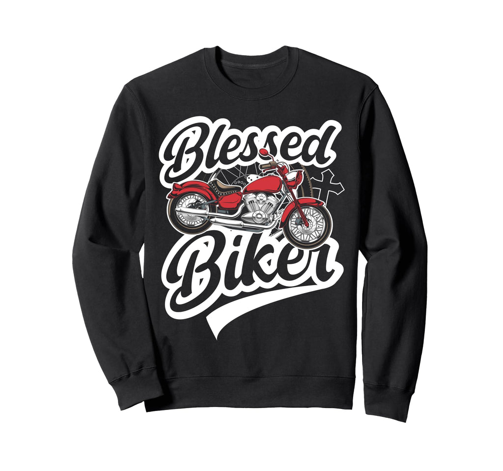 Christian Motorcycle Biker Sweatshirt - Casual Everyday Wear Unisex - T-Shirt, Sweatshirt, Hoodie