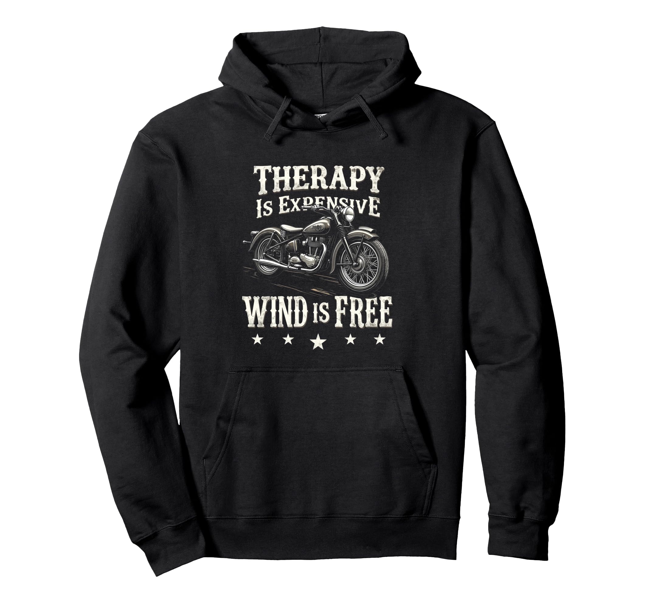Therapy Is Expensive Wind Is Free Hoodie - Graphic Print for Adults - T-Shirt, Sweatshirt, Hoodie